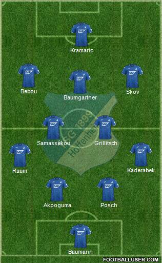 TSG 1899 Hoffenheim Formation 2021