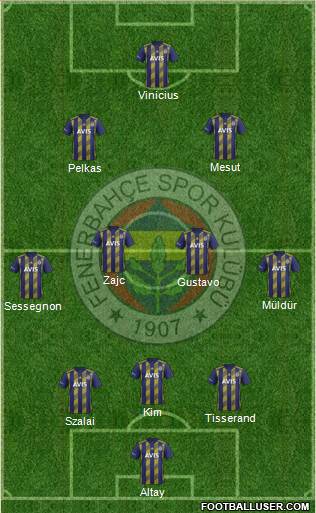 Fenerbahçe SK Formation 2021