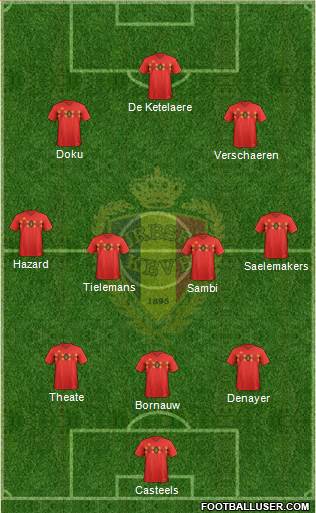 Belgium Formation 2022