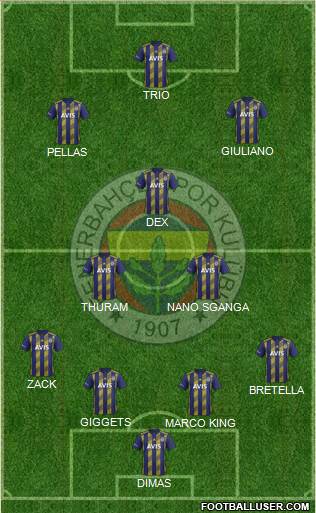 Fenerbahçe SK Formation 2022