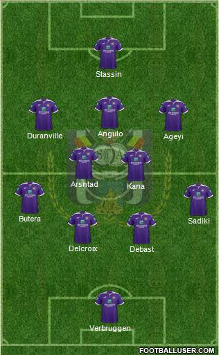 RSC Anderlecht Formation 2022