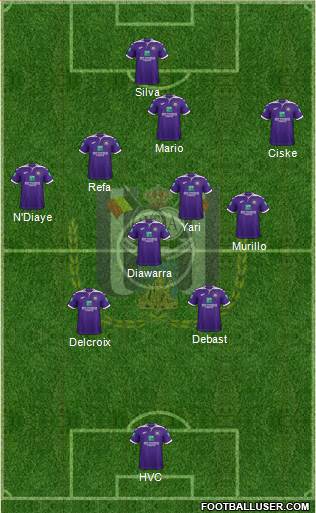 RSC Anderlecht Formation 2022