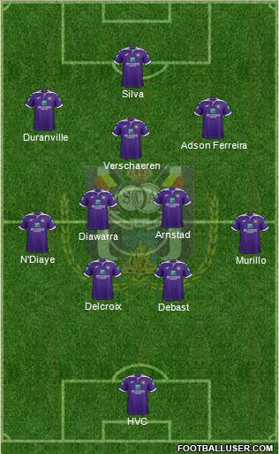 RSC Anderlecht Formation 2022