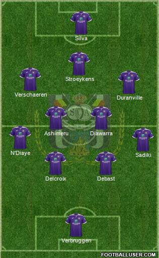 RSC Anderlecht Formation 2022