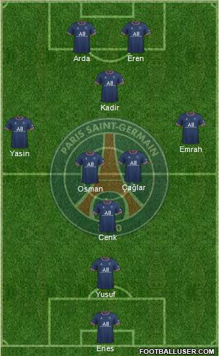 Paris Saint-Germain Formation 2023