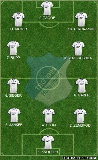 TSG 1899 Hoffenheim Formation 2023