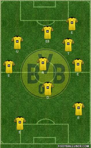 Borussia Dortmund Formation 2023