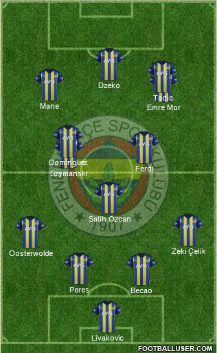 Fenerbahçe SK Formation 2023