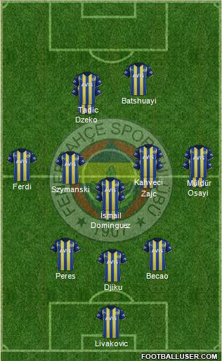 Fenerbahçe SK Formation 2023