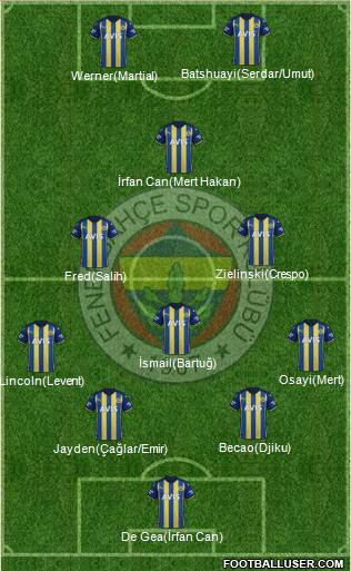 Fenerbahçe SK Formation 2024