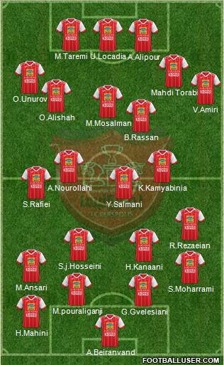 Persepolis Tehran Formation 2024