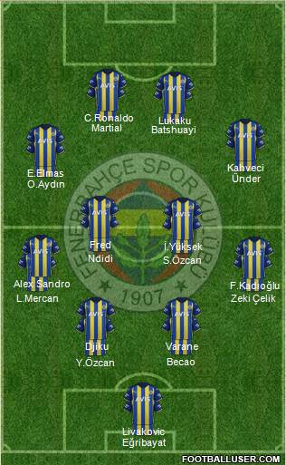 Fenerbahçe SK Formation 2024