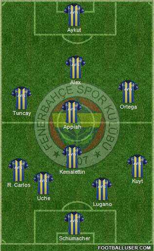 Fenerbahçe SK Formation 2024