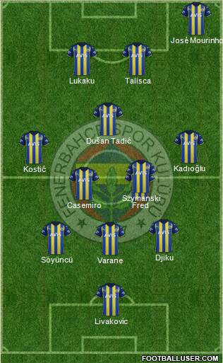 Fenerbahçe SK Formation 2024