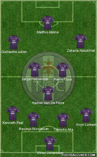 Toulouse Football Club Formation 2024
