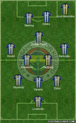 Fenerbahçe SK Formation 2024