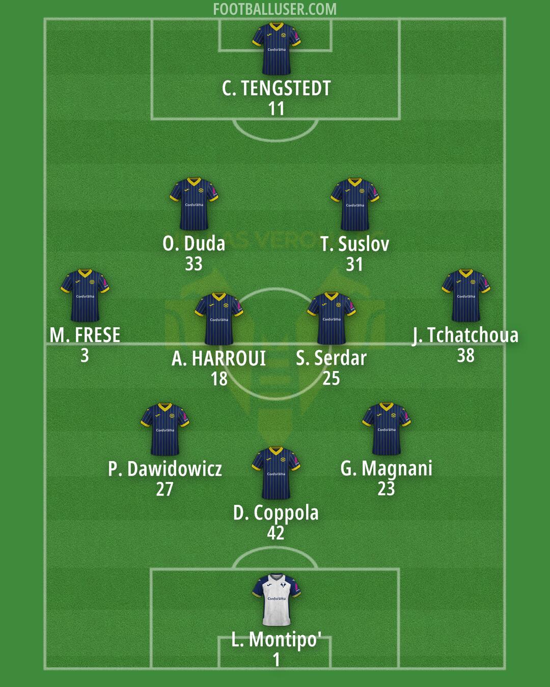 Hellas Verona Formation 2024