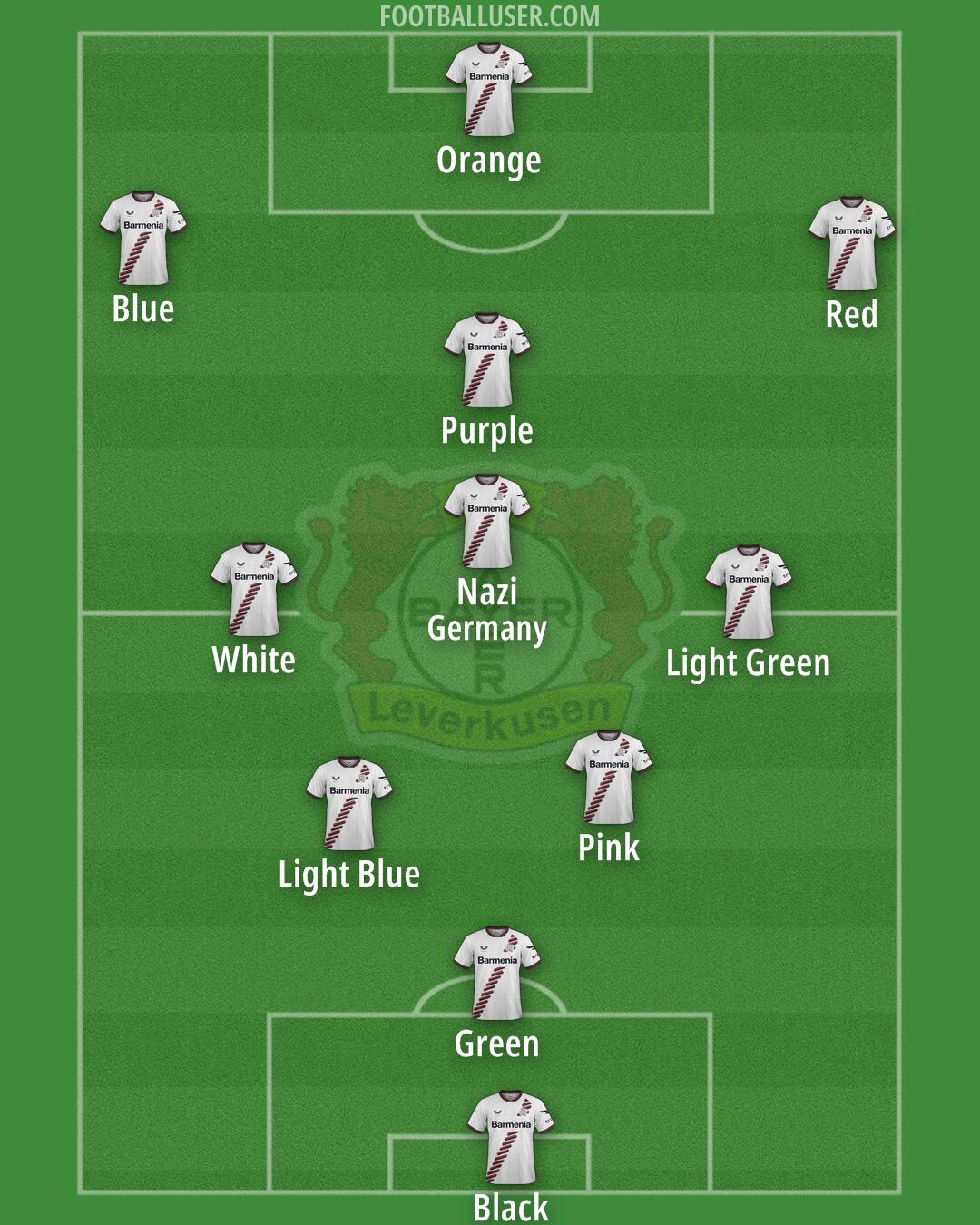 Bayer Leverkusen Formation 2024