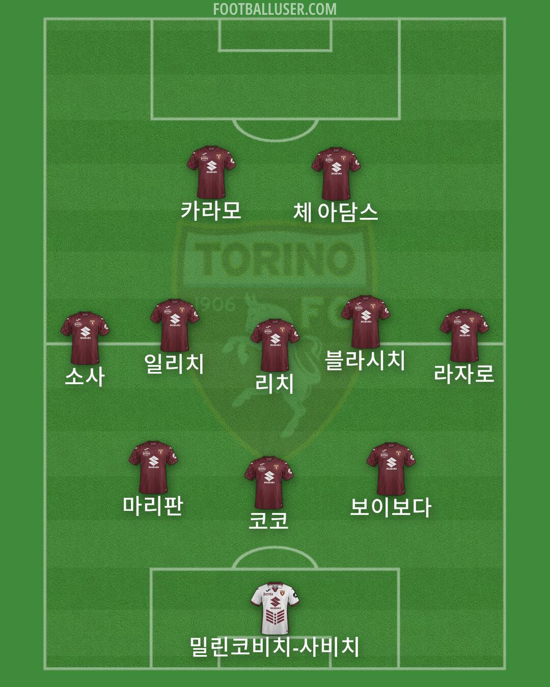 Torino Formation 2025