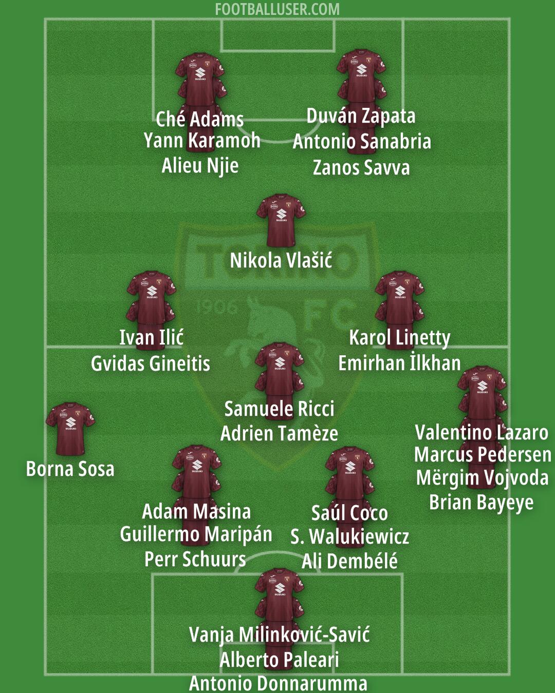 Torino Formation 2025