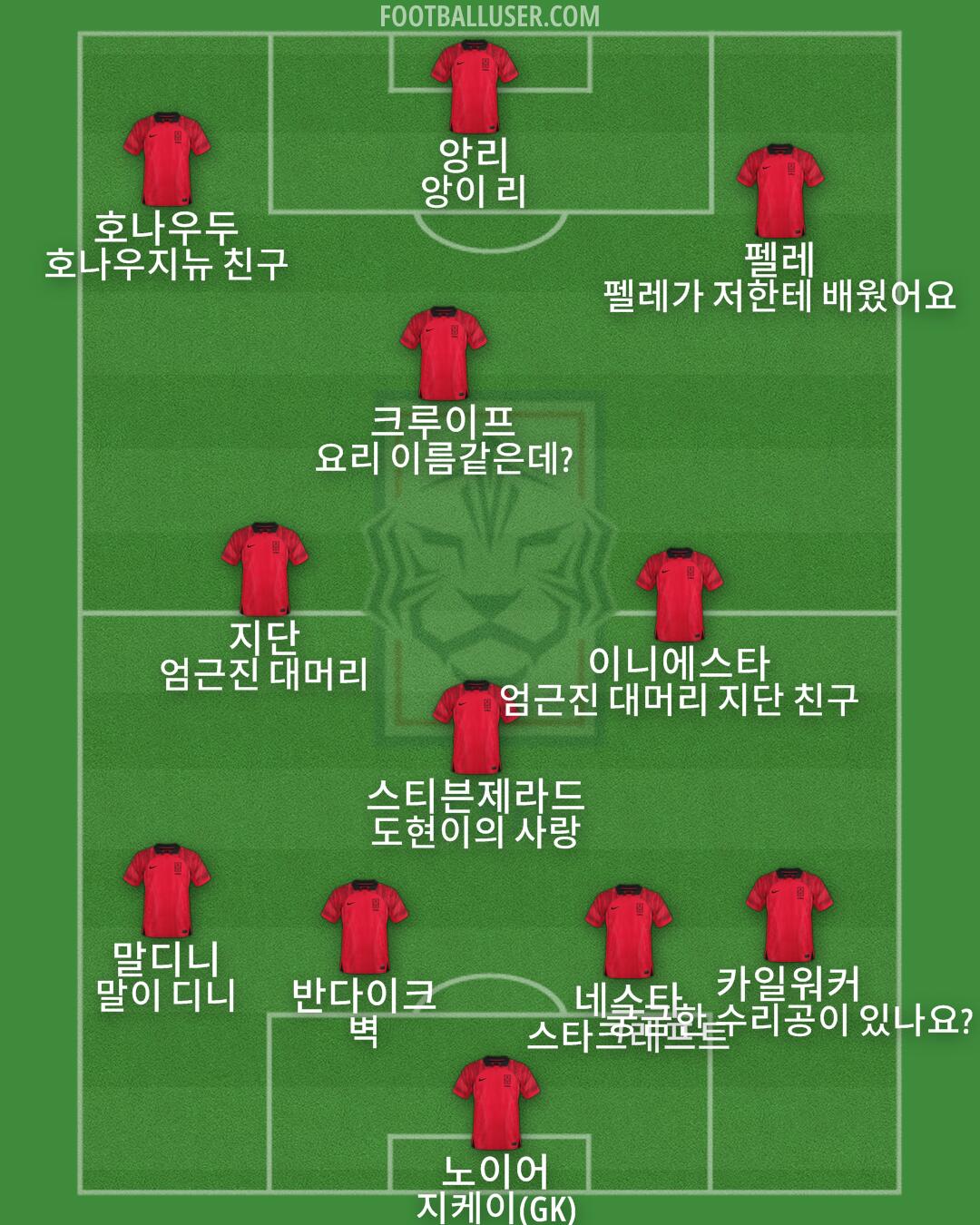 South Korea Formation 2025